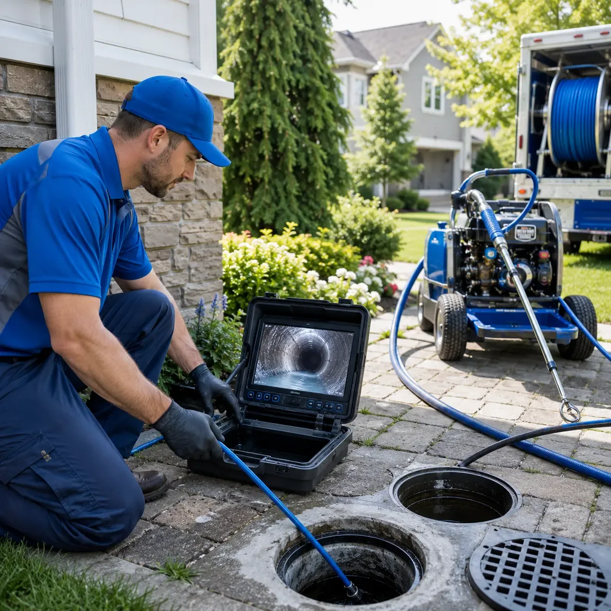 Outdoor drain cleaning professionals serving Pine Hill, AL